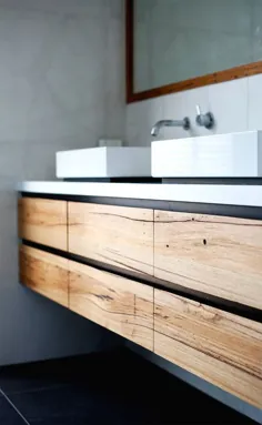 Solid Timber Vanities - گرما را به دستشویی خود بیاورید
