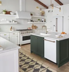 چگونه یک آشپزخانه سفید را حتی زیباتر کنیم