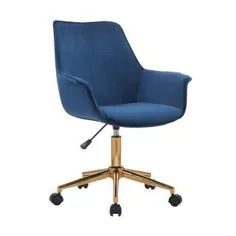صندلی اداری خانگی Porthos با کیفیت برتر ، صندلی های اداری طراح (آبی)