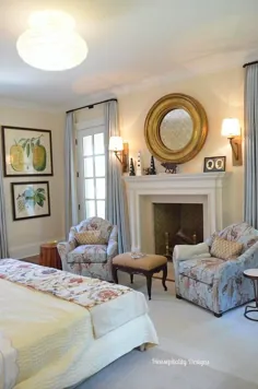 اتاق خواب / حمام و اتاق نشیمن مستر ~ Southern Living 2015 Idea House