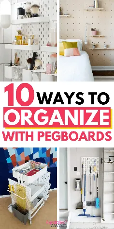 10 روش سازماندهی با Pegboards