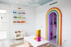 اتاق خواب رویای پروانه و اتاق بازی رنگین کمان برای Elle و Alaia