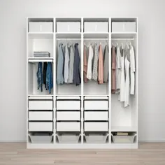ترکیب کمد لباس PAX - سفید - IKEA