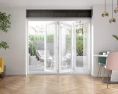 Icon Prefinished White 2.4m Bi-Fold Doors |  Aspire Doors