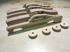 نحوه ساخت ماشین اسباب بازی موستانگ چوبی
