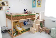 تختخواب IKEA KURA BED Decal Minecraft ikea kura قابل جدا شدن از پسران |  اتسی