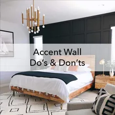 Accent Wall Do's and Dont's - نقاشی ماه کاغذی