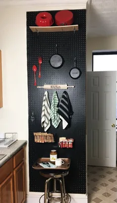 ایده ذخیره سازی آسان DIY برای آشپزخانه کوچک