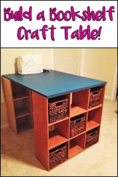 میز کار قفسه کتاب DIY |  شبکه مالک ساز