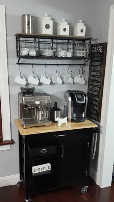 30+ ایده عالی بار قهوه DIY برای خانه شما - LOVAHOMY - 30+ DIY فوق العاده ...