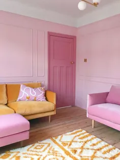 آیا این رنگارنگ ترین خانه در انگلیس است؟  |  خانه ای که رنگ آن ساخته شده است مصاحبه |  فیفی مک گی |  داخلی + وبلاگ نوسازی
