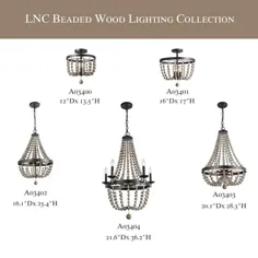 LNC Mocha 16-Inch Silver Bohemian / Global LED Semi-Flush Mount Lightes.com