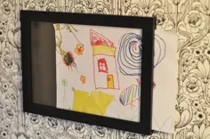 قاب نگهدارنده نقاشی برای کودکان - IKEA Hackers