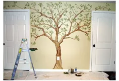 نقاشی دیواری دیواری درخت خانواده