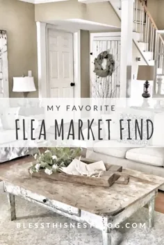 Flea Market مورد علاقه من - میز قهوه عتیقه |  این لانه را برکت دهید