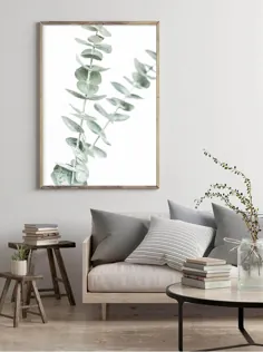 پوستر اکالیپتوس هنر دیوار سبز عکاسی از پوستر گیاهان |  اتسی