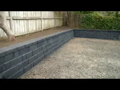 نحوه ساخت دیوار حائل بلوک |  میتر 10 آسان به عنوان DIY