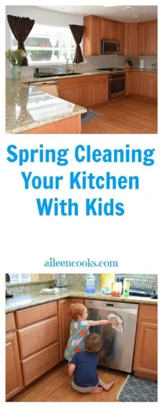 نظافت بهار آشپزخانه خود را با کودکان و نوجوانان