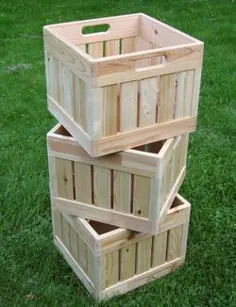 جعبه های چوبی از جعبه شیر الهام گرفته شده است