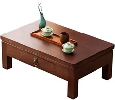 مبلمان آنتیک ژاپنی میز چای کابینت ذخیره سازی چوبی یک کشو چوب Paulownia مبلمان اتاق نشیمن سنتی ، 60 سانتی متر