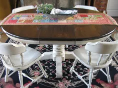 Table میز و صندلی های مزرعه فرانسوی ایتان آلن