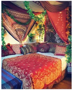 تابلو فرش اتاق خواب boho hippie bohemian