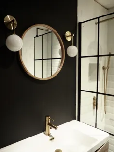 Badezimmer in Schwarz und Gold - ein Mix von Luxus، Stil und Extravaganz - Fresh Ideen für das Interieur، Dekoration und Landschaft
