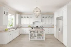 کابینت آشپزخانه مشخصات درب چوب بلوط جامد کلاسیک سفید