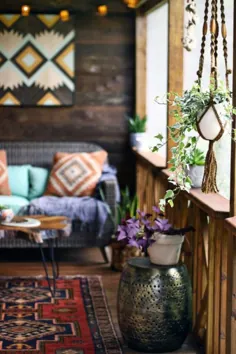 موسس جمعی Bohemian Cool Boho Porch Decor Outdoor