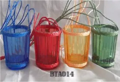 ظروف شیشه ای / شیشه شیشه / نگهدارنده شمع / بطری شیشه صنایع دستی