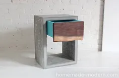صفحه اصلی ساخته شده مدرن DIY بتونی گردو