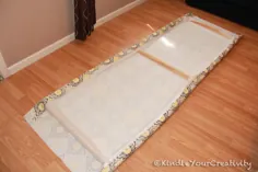 Master Bedroom Redo - Headboard Fabric DIY