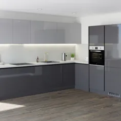 آشپزخانه بدون دستکش خاکستری خاکستری تخته سنگ گرینویچ