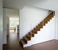 خانه تک خانوادگی Hofmann Keicher حلقه معماری راهرو ، راهرو و پله مدرن |  احترام گذاشتن