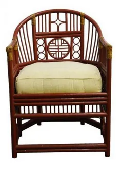 صندلی کناری چوب خیزران برمه ای - صفحه اصلی FEA - فروشندگان برتر Vintage - پرنعمت