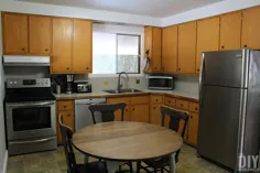 نحوه رنگ آمیزی کابینت های آشپزخانه - تغییر شکل آشپزخانه متناسب با بودجه