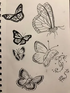 نقاشی های پروانه