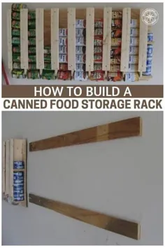 می توانید ذخیره سازی مواد غذایی انبار را قفسه بندی کنید