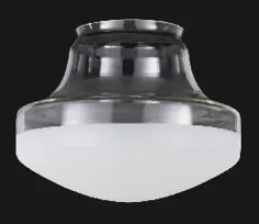 لامپ سربار شیشه ای 12 اینچ به سبک صنعتی