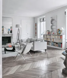 یک آپارتمان جادویی سفید پاریسی
