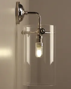 چراغ دیواری حمام شیشه ای روشن - IP44 - Sellack (سبک مدرن مدرن مدرن صنعتی)