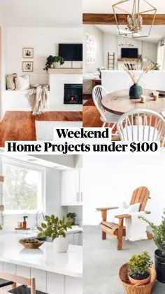 پروژه های خانه آخر هفته زیر 100 دلار