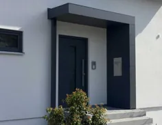 Das Vordach für Haustüren: Eingangsüberdachung mit Design |  سیباو