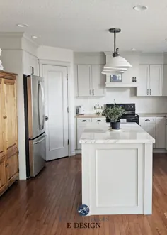 یک خانه واقعی با بودجه مناسب آشپزخانه: کابینت های رنگ شده ، کاشی و موارد دیگر!  - Kylie M Interiors