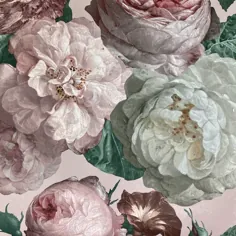 کاغذ دیواری صورتی رژگونه Arthouse Highgrove Floral 909303 |  کاغذ دیواری گل