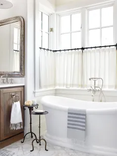 20 ایده برای درمان پنجره حمام برای آرایش فضای شما