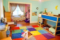 راه حل های کوچک فضایی برای اتاق مشترک کودکان