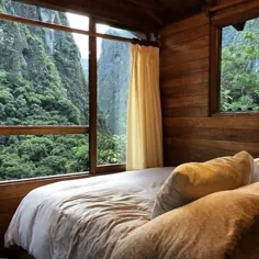 تختخواب با منظره مشرف به ماچو پیچو