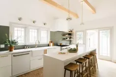 15 ایده آشپزخانه آشپزخانه سبز برای تغییر شکل فضای آشپزی شما |  Hunker