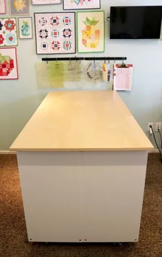 میز برش اتاق خیاطی DIY IKEA Hack